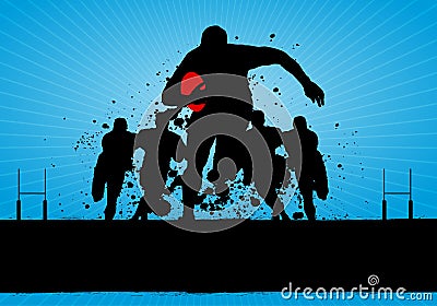 Rugby Poster Vector Illustration