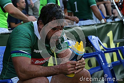 Rugby Romania - Brasil Editorial Stock Photo