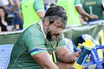 Rugby Romania - Brasil Editorial Stock Photo