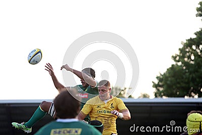 Rugby Romania - Brasil Editorial Stock Photo