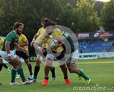 Rugby Romania - Brasil Editorial Stock Photo