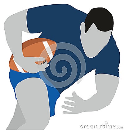 Rugby Sport Vector Illustration