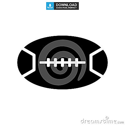 Rugby sport icon or logo isolated sign symbol vector illustration Vector Illustration