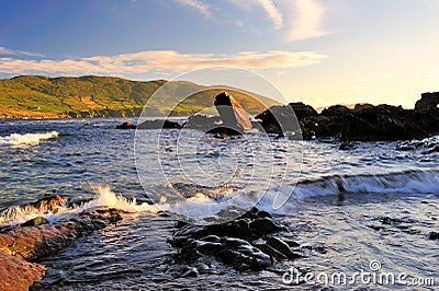 Rugged Coastline Stock Photo