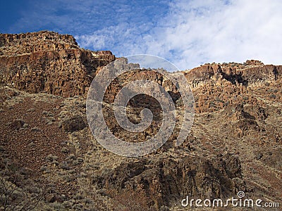 Rugged geology Stock Photo