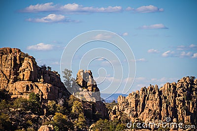 The Granite Dells of Prescott Arizona Stock Photo