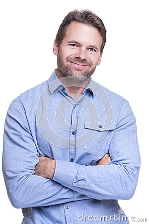 Rugged and happy Stock Photo