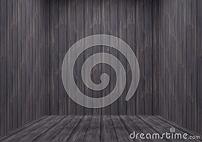 Rugged Wooden Room Stock Photo