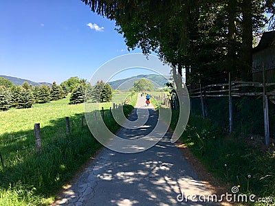 Ruhrtalradweg Stock Photo