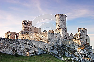 Ruin castle Stock Photo