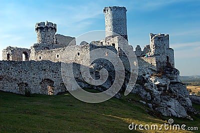 Ruin castle Stock Photo