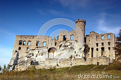 Ruin castle Stock Photo