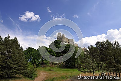 Ruin Castle Stock Photo