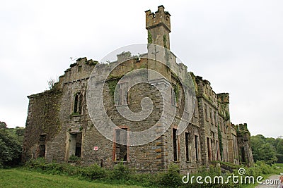 Ruin of Castle Bernard Stock Photo