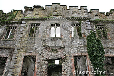 Ruin of Castle Bernard Stock Photo