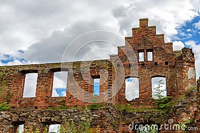 Ruin of a castle Stock Photo