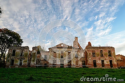 Ruin of a castle Stock Photo