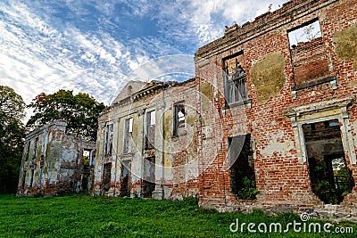 Ruin of a castle Stock Photo