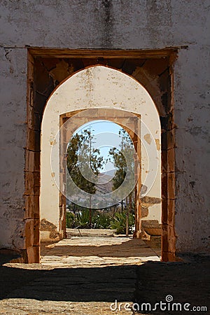 Ruin doorways Stock Photo