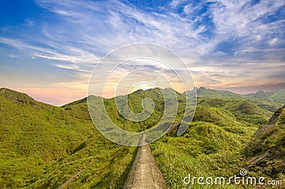 Ruin in jinguashi Stock Photo