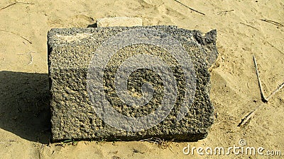 Ruin of old historic Archaeological excavations at Adulis, Eritrea Stock Photo