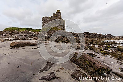 Ruin on the Ring of Kerry Stock Photo