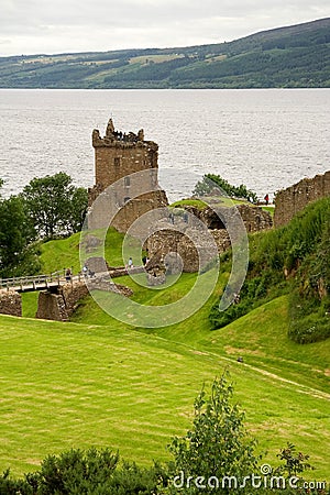 Ruined Castle Stock Photo