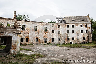 Ruined old Klevan castle, Rivne oblast. Ukraine Stock Photo