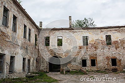 Ruined old Klevan castle, Rivne oblast. Ukraine Stock Photo