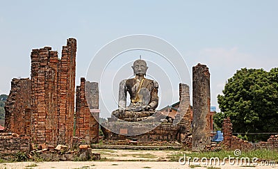 Ruined Temple - Laos Stock Photo