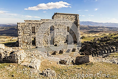 Ruins of Acinipo, Spain Stock Photo