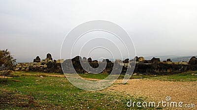 Ruins of Ain Dara temple near Aleppo, Syria Stock Photo