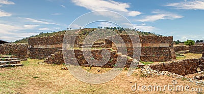 Ruins of Aksum Axum civilization, Ethiopia Stock Photo