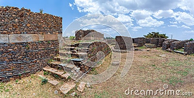 Ruins of Aksum Axum civilization, Ethiopia Stock Photo