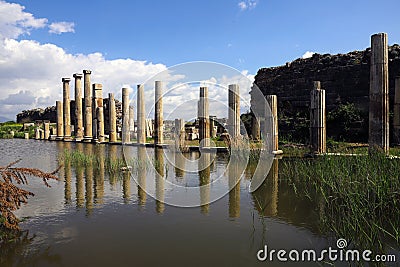 Ruins of Magnesia Stock Photo