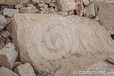 Ruins of ancient city of Palmyra - Syria Stock Photo