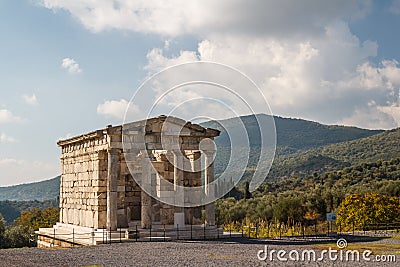 Ruins of the ancient Greek city of Messinia & x28;Messini, Messenia& x29; Stock Photo