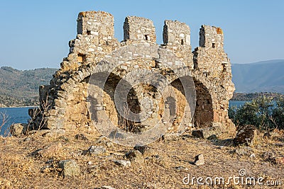 Ruins of ancient Herakleia in Turkey Stock Photo
