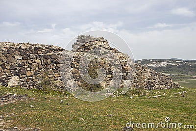 Ruins of ancient Vishegrad Fortressr near town of Kardzhali, Bulgaria Stock Photo