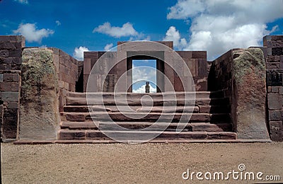 Ruins Bolivia Stock Photo