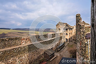 Ruins of the Bolkow Castle Stock Photo