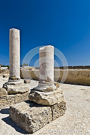 Ruins of Carthage Stock Photo
