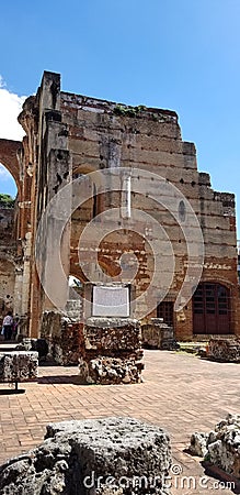 Ruins of the Church and Monastery of San Francisco Stock Photo