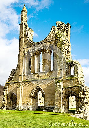 Ruins of a Cistercian Monastry Stock Photo