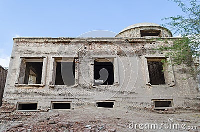 Ruins of Derawar Fort in Pakistan Stock Photo