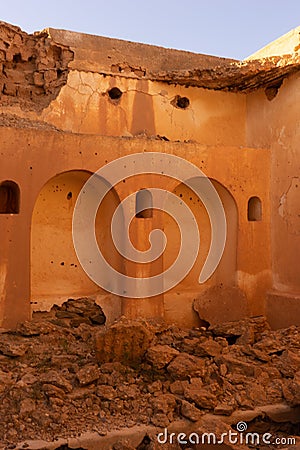 The ruins of Fort Bou Sherif in the south of morocco Stock Photo