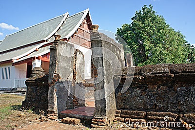 Ruins Gate and Sanctuary Stock Photo