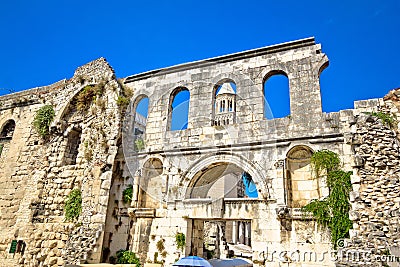 Ruins of historic city of Split Stock Photo