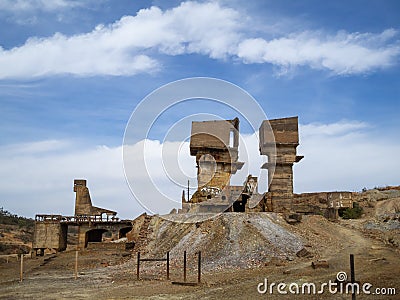 Mina de SÃ£o Domingos ruins Stock Photo