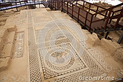 Ruins at Kourion, Cyprus Stock Photo